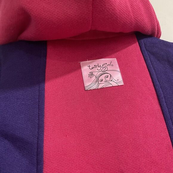Twirly Girl Jacket Girls Pink/Purple Hood Washable Sz 7 Authentic New with Tags - Picture 16 of 16